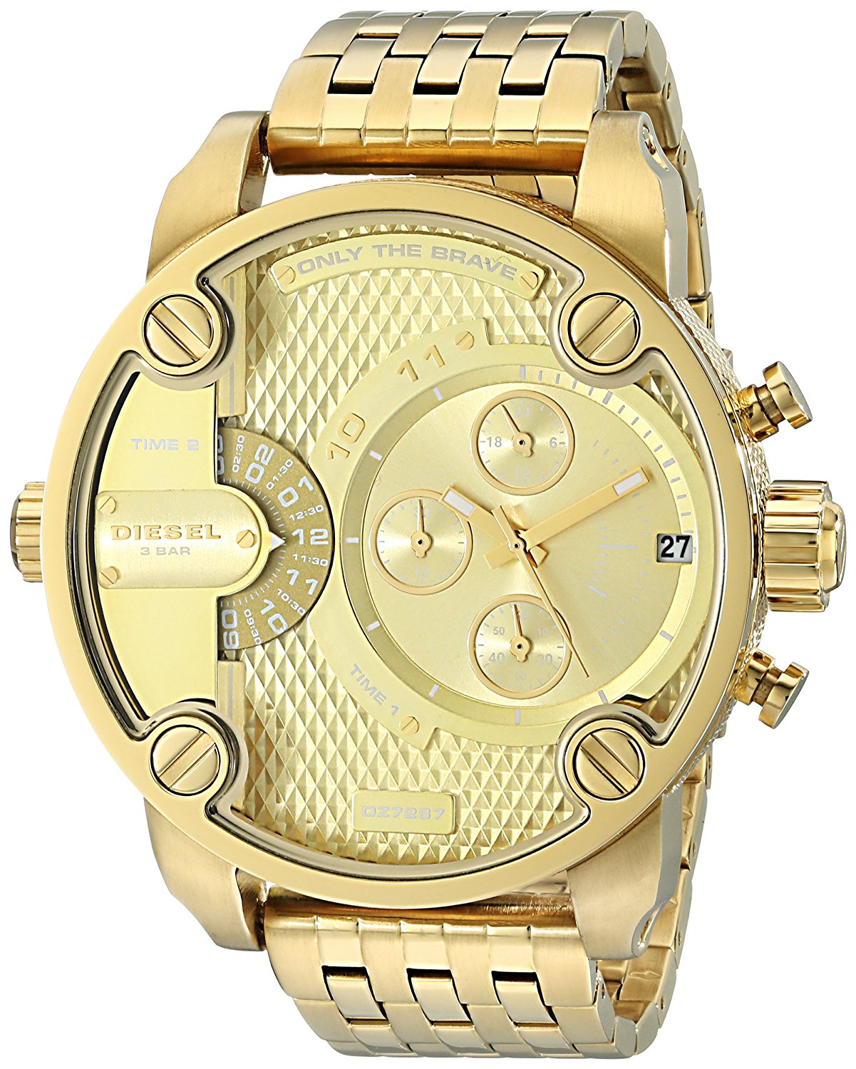 Diesel Stainless Steel Mens Watch: Gold – Your Incompetent